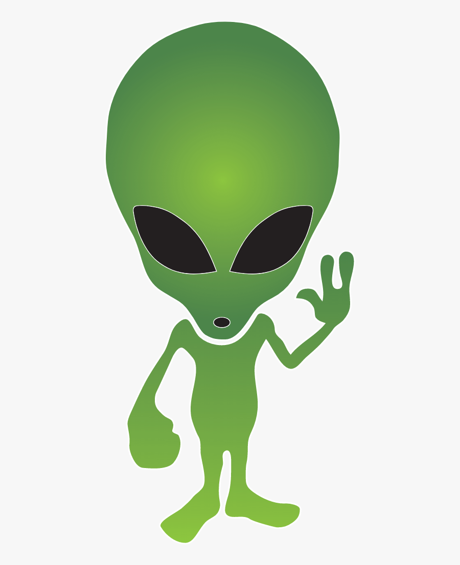 Alien Vector Logo, Transparent Clipart