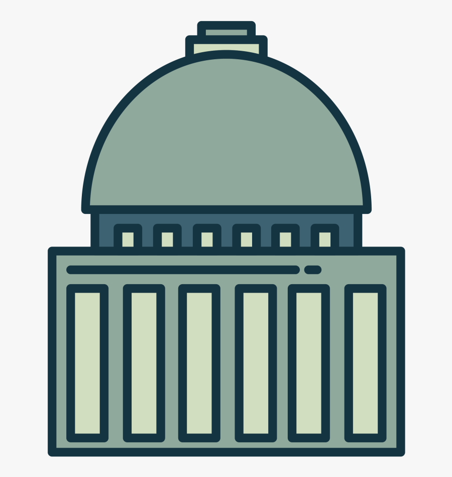 Congress Capitol Hill - State Capitol Cartoon Free, Transparent Clipart