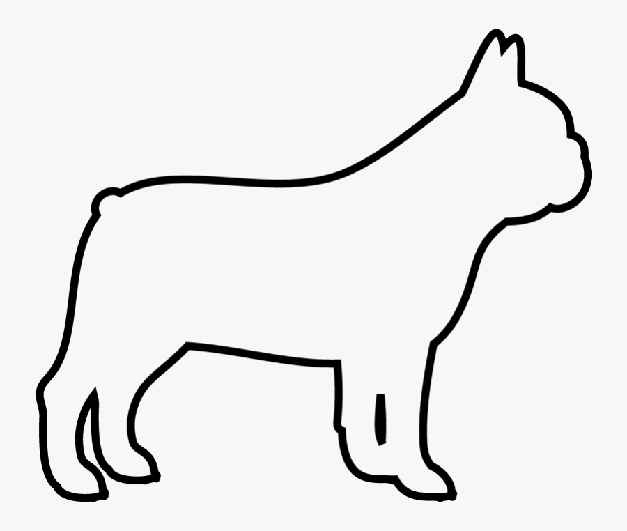 Download French Bulldog Free Online Clipart Png Download Dog Outlines French Bulldog Free Transparent Clipart Clipartkey