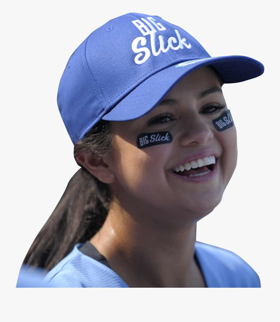 Selena Gomez Playing Png Image - Selena Gomez With Cap, Transparent Clipart