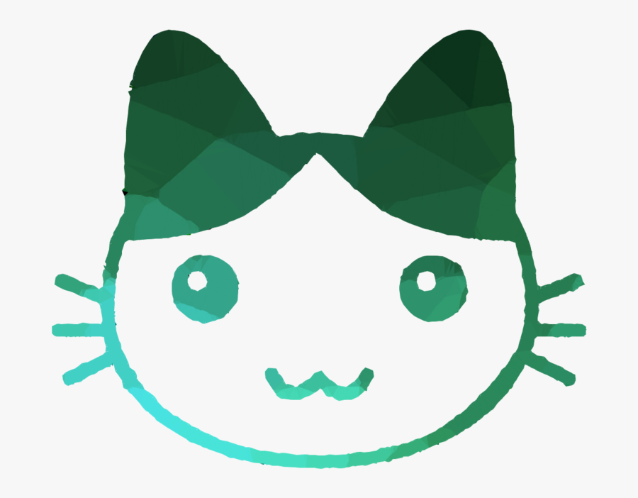 Cat Clipart Green - Satan Kawaii, Transparent Clipart