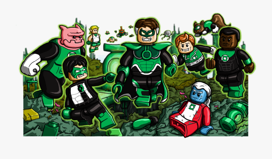 Transparent Green Lantern Png - Lego Green Lantern Corps, Transparent Clipart