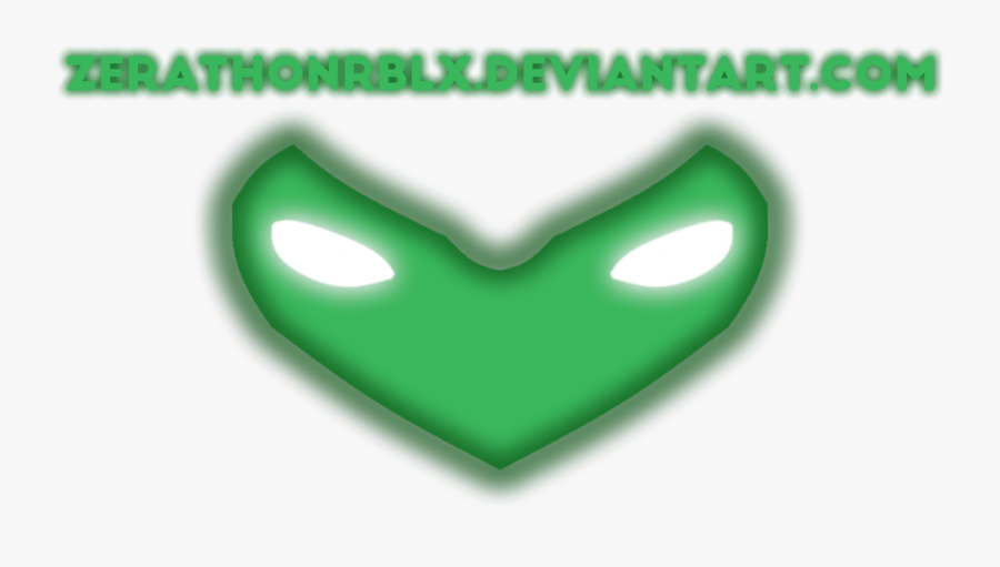 Green Lantern Mask Png - Heart, Transparent Clipart