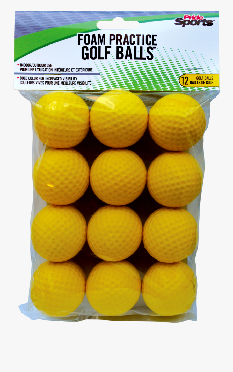 Foam Golf Ball - Foam Practice Golf Balls, Transparent Clipart