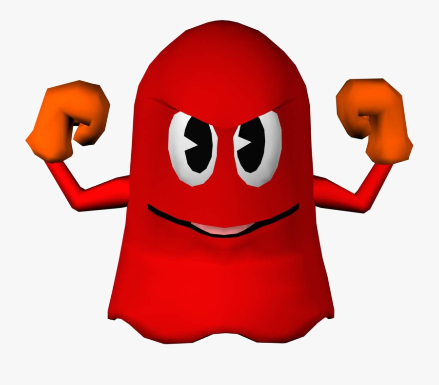 Pacman Ghost Red Color Variation Clipart Transparent - Mario Kart Blinky, Transparent Clipart