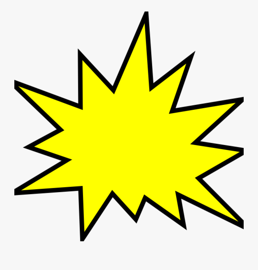 Explosion Clipart Pow 9 Question - Comic Book Bubble Png, Transparent Clipart