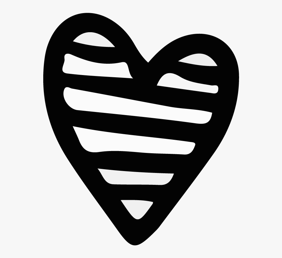 Avocado Drawing Heart - Clip Art, Transparent Clipart