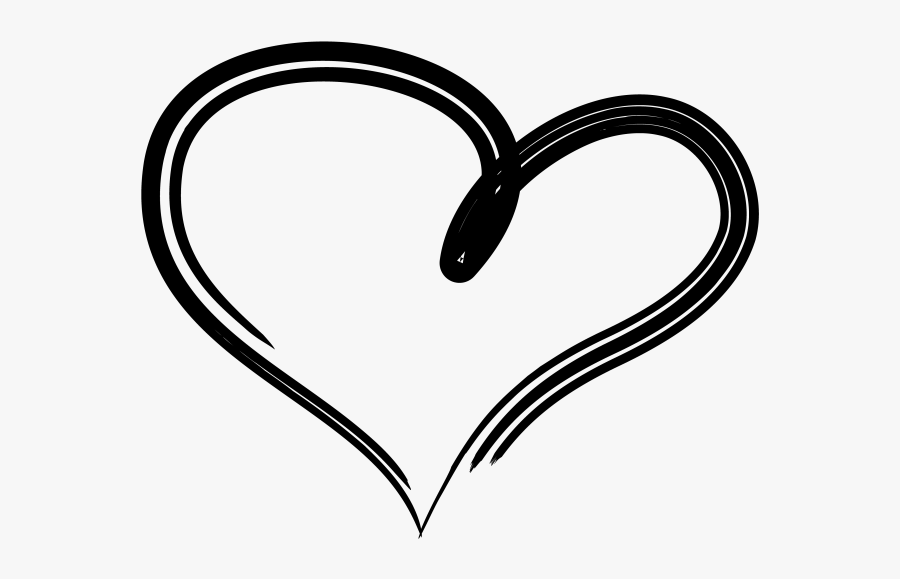 Transparent Drawn Heart Png - Transparent Hand Drawn Png, Transparent Clipart