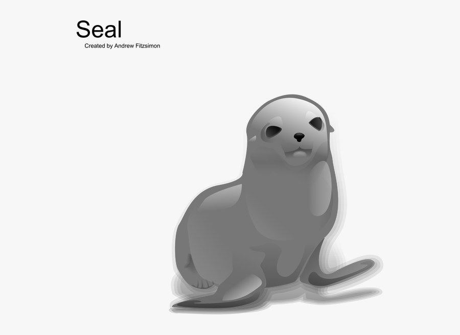 Baby-seal - Transparent Background Seal Clip Art, Transparent Clipart