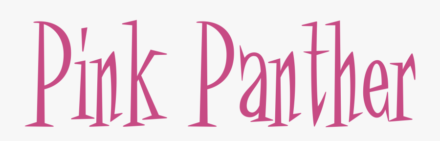 Pink Panther Logo Png, Transparent Clipart