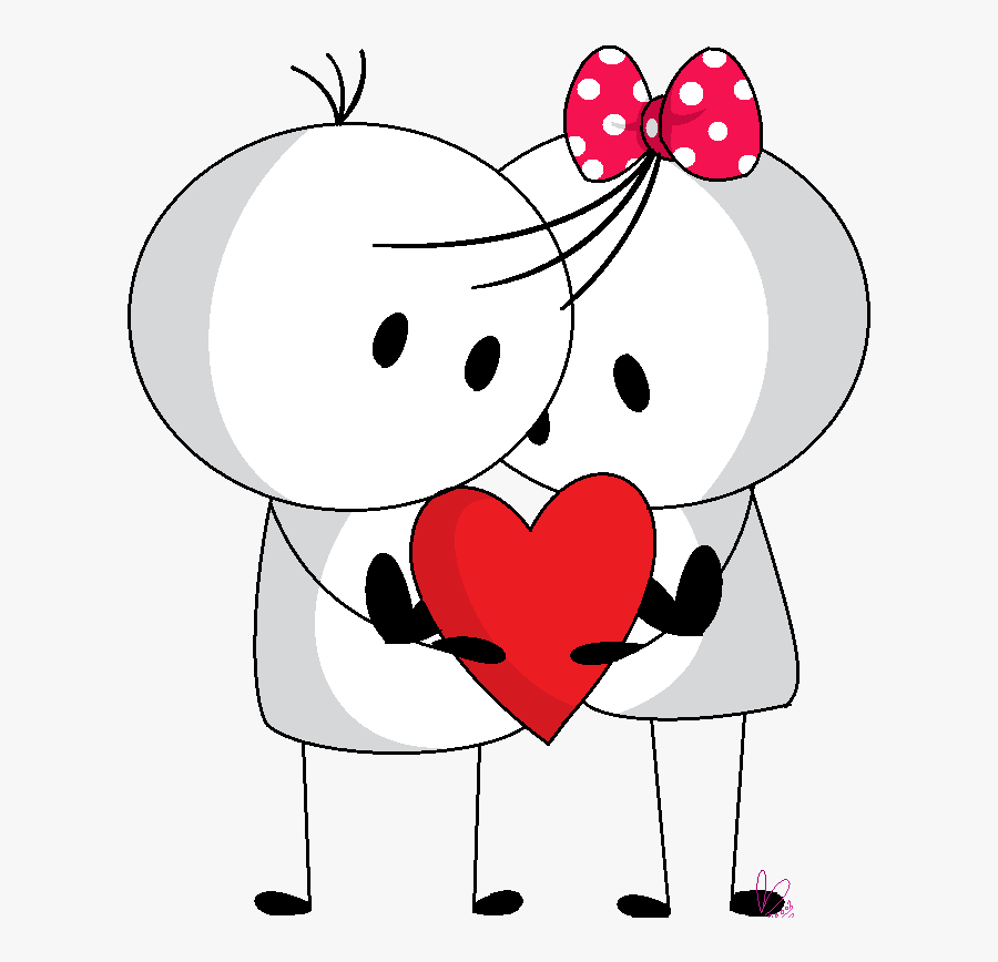 Awwww These Lovers Are - Bonito Dibujo Imagenes De Amor, Transparent Clipart