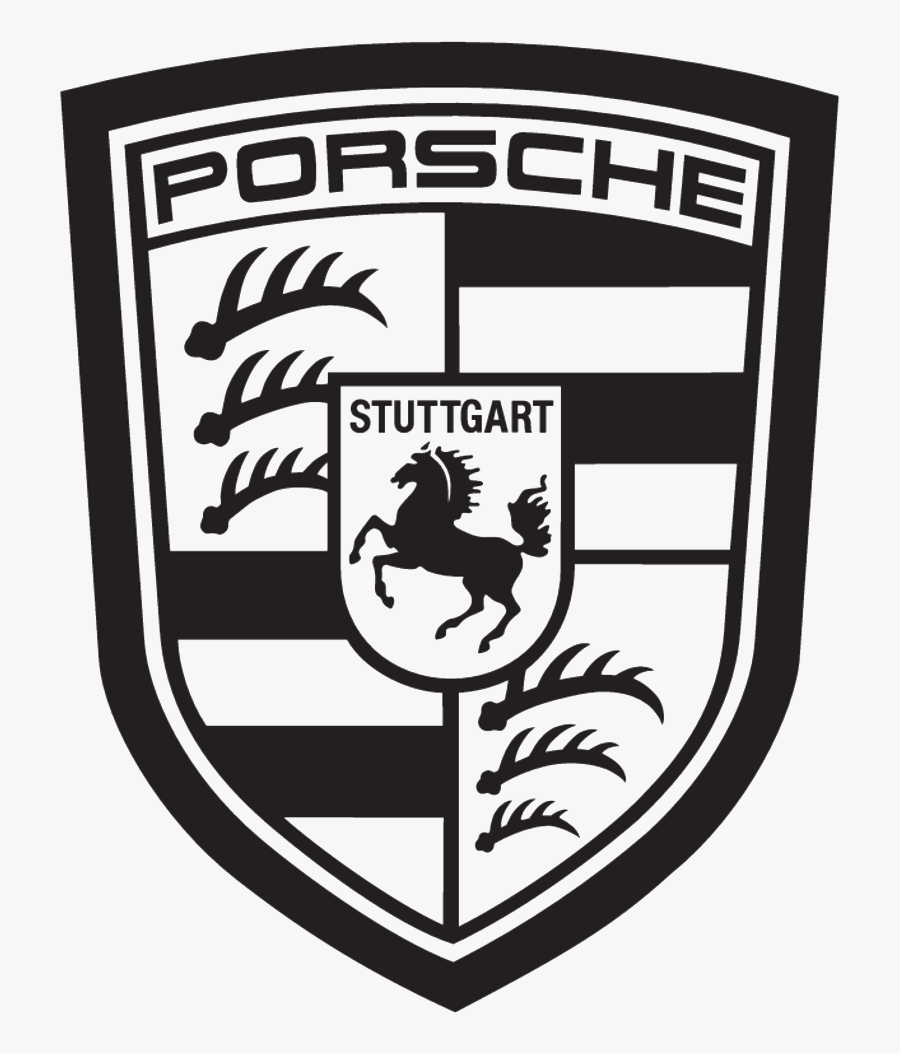 Download Porsche Logo Png Photos - Porsche Logo Silhouette, Transparent Clipart