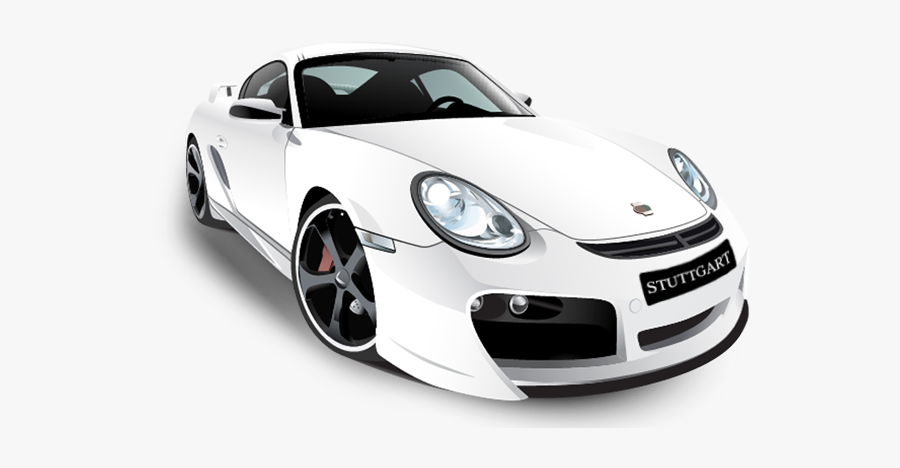 White Porsche Png - Porsche .png, Transparent Clipart