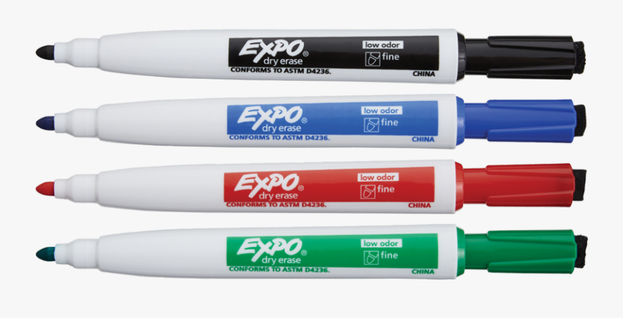 Expo® Magnetic Dry Erase Markers With Eraser - Dry Erase Marker Png Clipart, Transparent Clipart