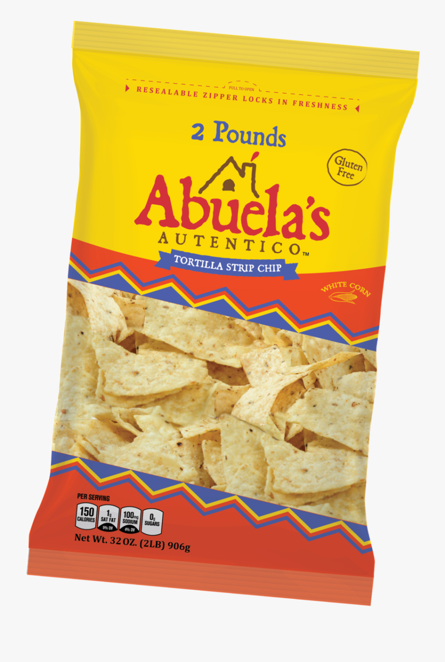 Clip Art Abuelas Autentico - Corn Chip, Transparent Clipart