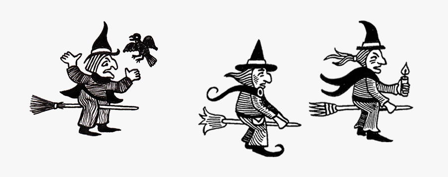 Witches - Cartoon, Transparent Clipart
