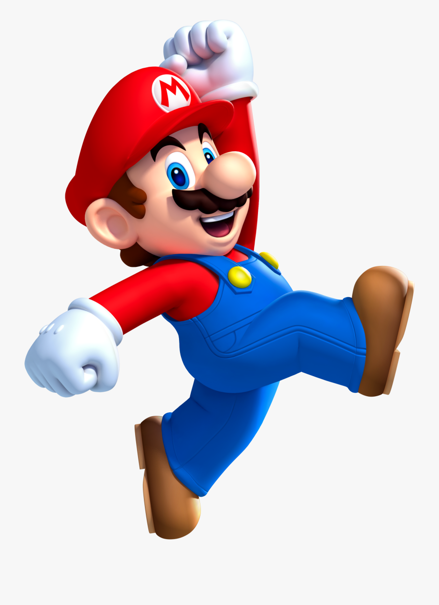 Mario Bros Clipart Super Jump - New Super Mario Bros U Mario, Transparent Clipart