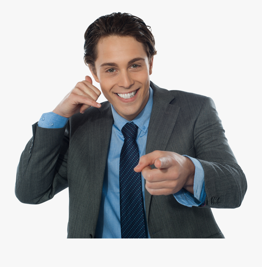 Clip Art Man Pointing At You - Portable Network Graphics, Transparent Clipart