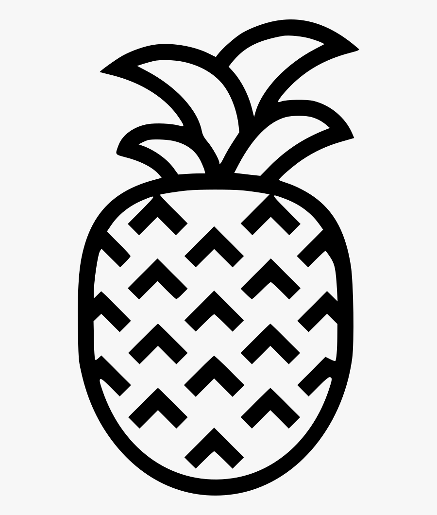Pineapple - Icon Ananas, Transparent Clipart