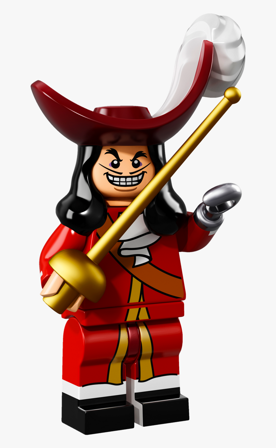 Lego Disney Captain Hook - Captain Hook Pirate Hook Lego, Transparent Clipart