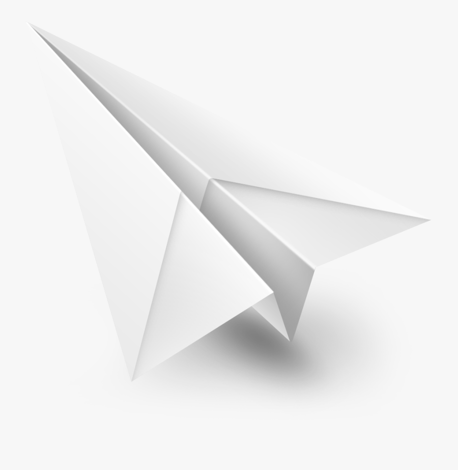 White Paper Plane Png Image - Бумажные Самолетики Пнг, Transparent Clipart