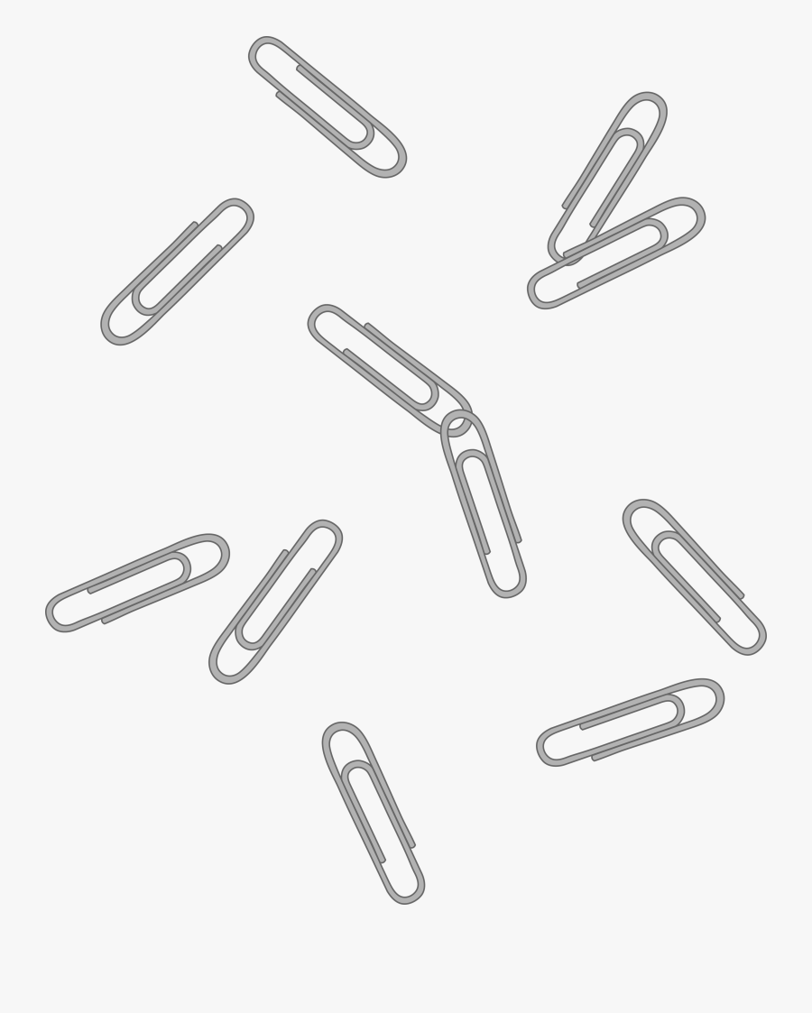 Paperclip Vector Silver, Transparent Clipart