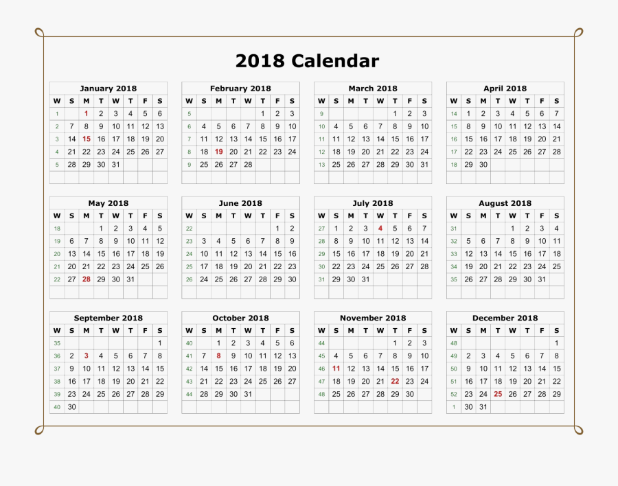 Featured image of post 12 Month Calendar Printable 2020