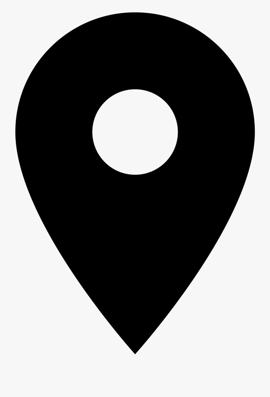Download Map Marker Pin Icon Symbol Vector Black - Location Svg ...
