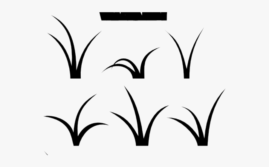 Drawn Grass Vector Cartoon - Black Grass Vector Png, Transparent Clipart