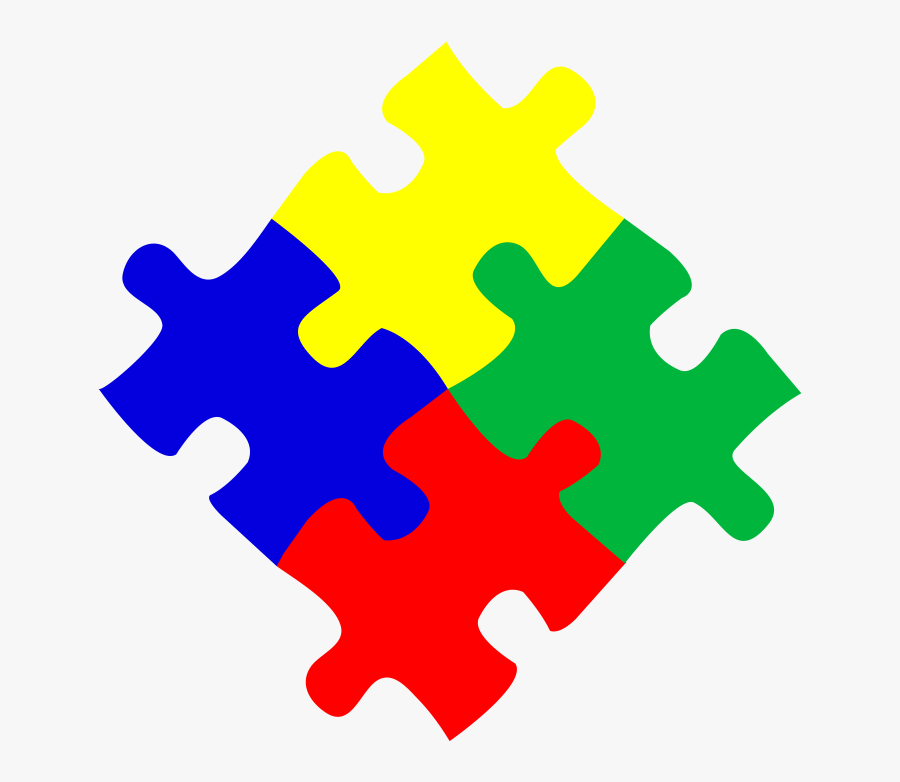 Transparent Autism Puzzle Piece, Transparent Clipart