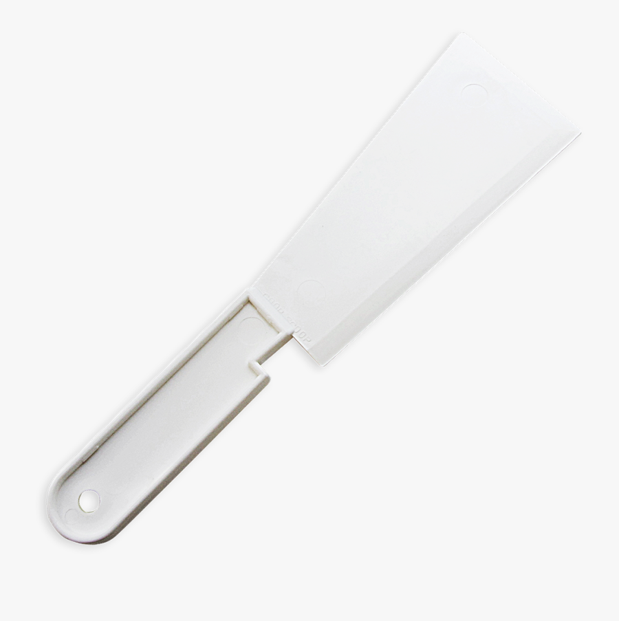 White Spatula For Cleaning Screen Print Inks - Ink Knife Screen Printing, Transparent Clipart