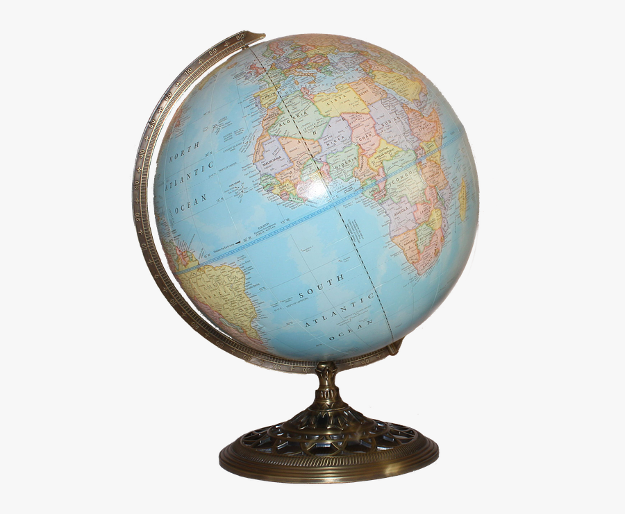 World Map Globe Png, Transparent Clipart