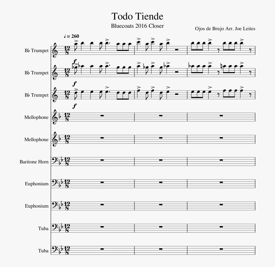 Todo Tiende Sheet Music Composed By Ojos De Brujo Arr - Africa By Toto Tenor Sax Sheet Music, Transparent Clipart