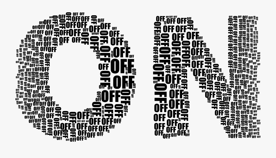 On And Off Black Clip Arts, Transparent Clipart