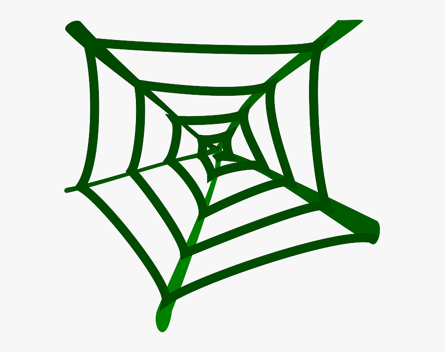Clipart Green Spider Web, Transparent Clipart