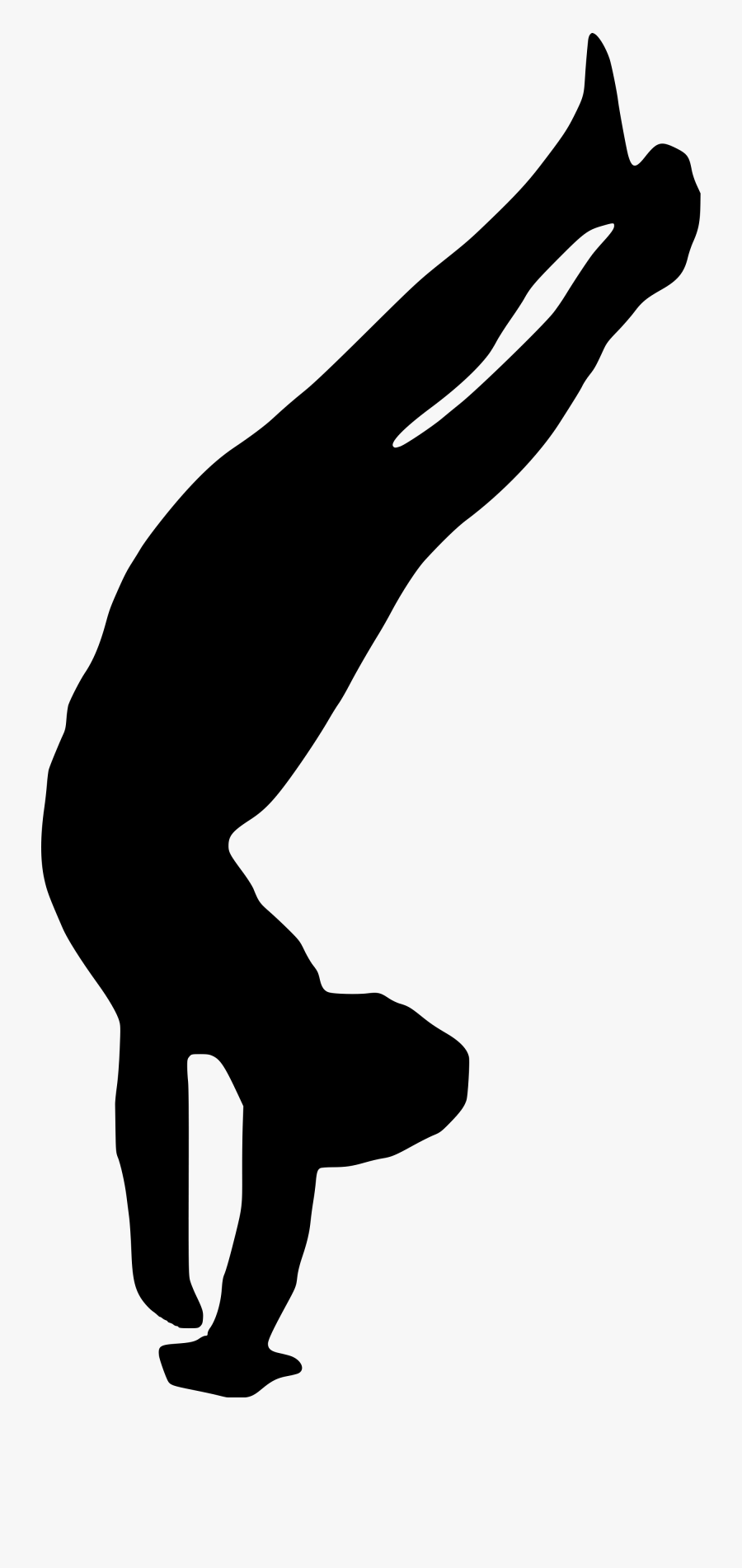 Download Transparent Gymnastics Clipart - Male Gymnastics Silhouette Svg , Free Transparent Clipart ...