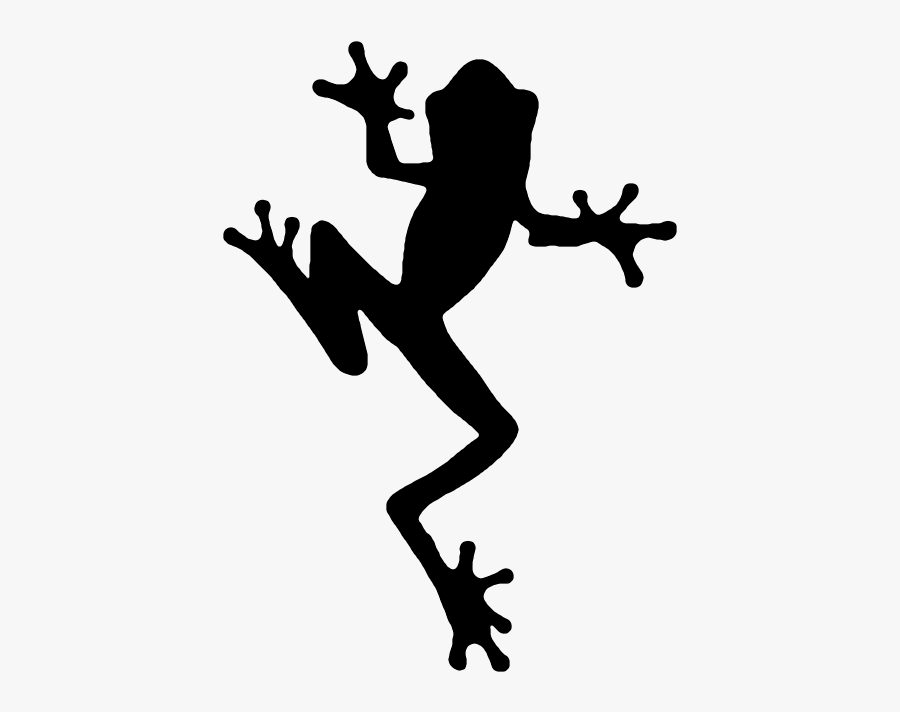 Frog Silhouette Clip Art - Tree Frog Silhouette, Transparent Clipart