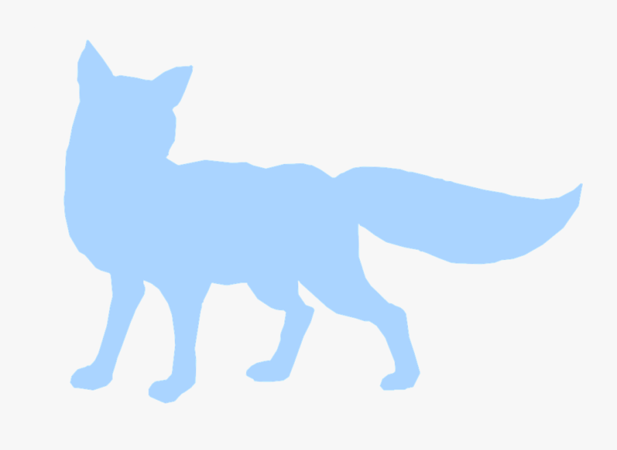 Fox, Blue, Silhouette, Art, Wildlife, Isolated - Theodd1sout Everyone Wants To Steal Your Cheese, Transparent Clipart