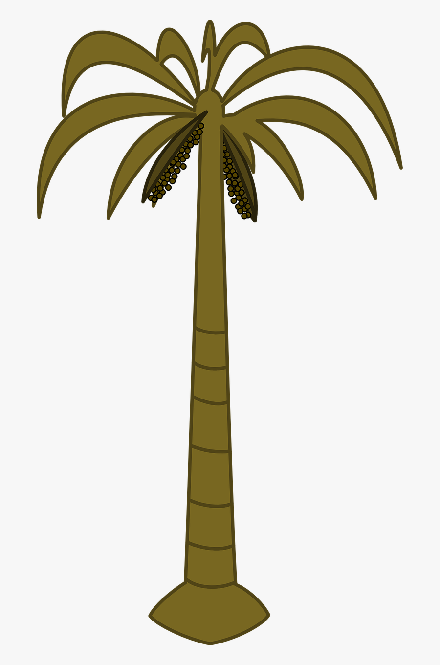 Palm Tree, Palm, Tropical, Black, Silhouette, Tree - Logo Casimiro Castillo Jalisco, Transparent Clipart