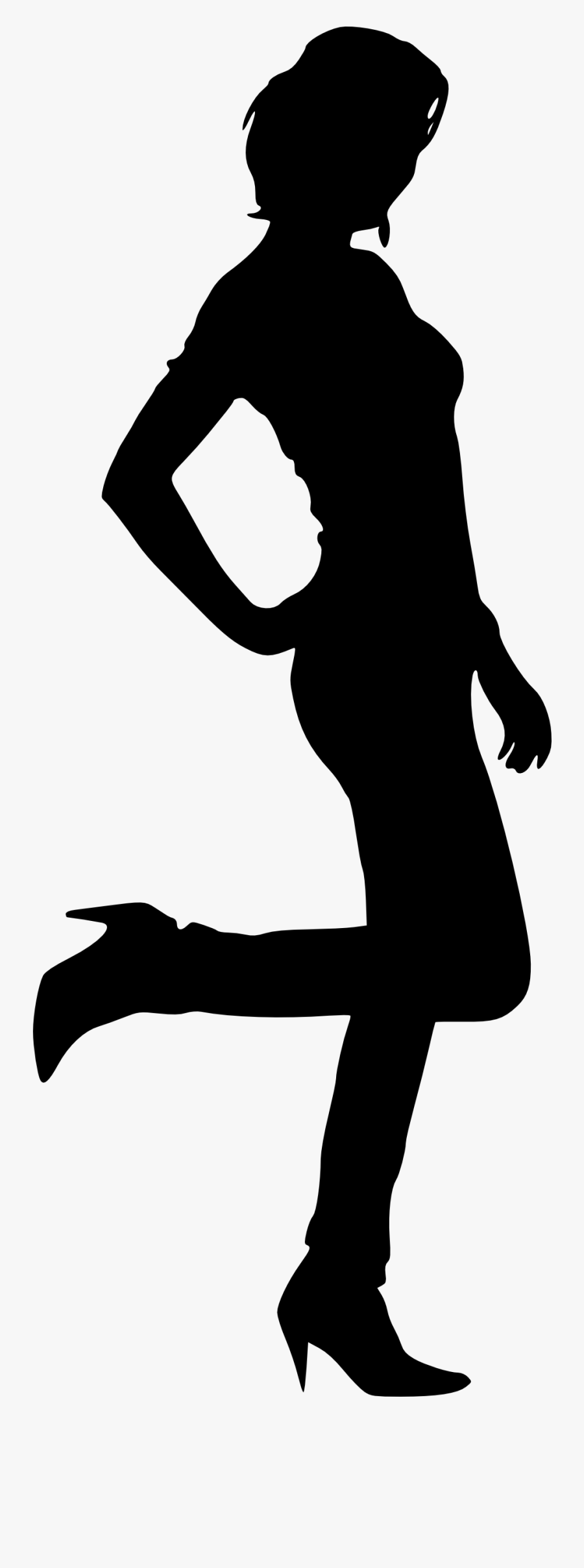 Woman Silhouette - Illustration, Transparent Clipart