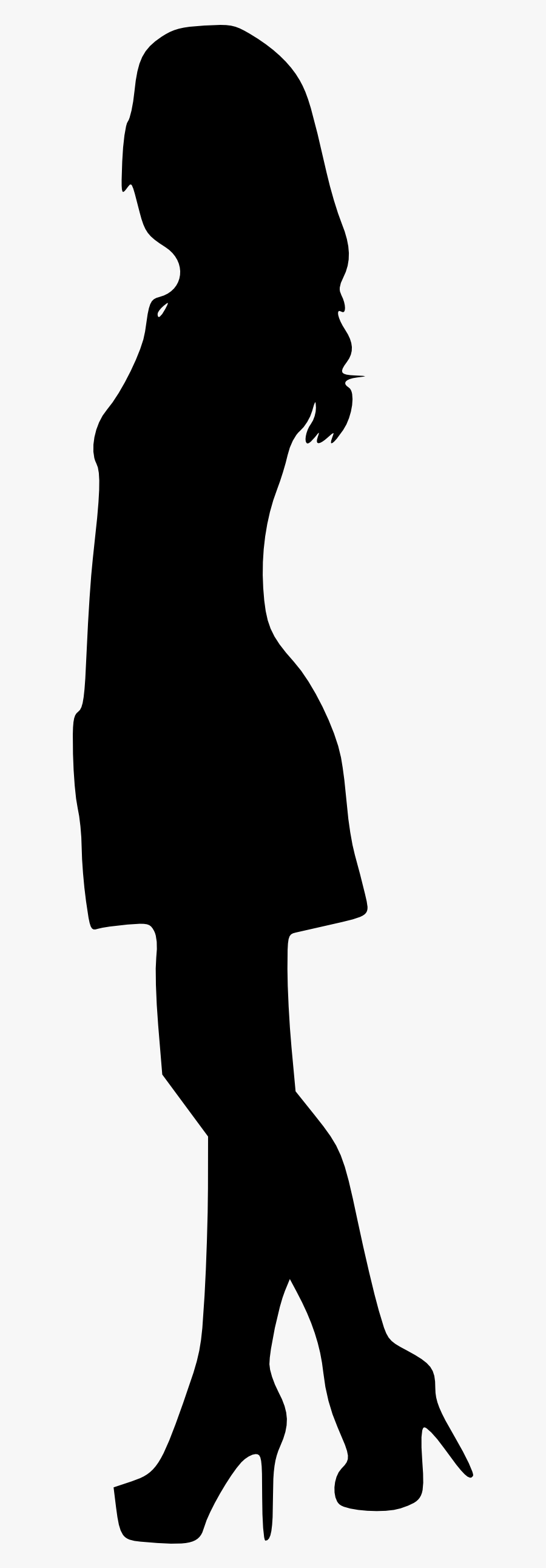 Woman Silhouette, Transparent Clipart