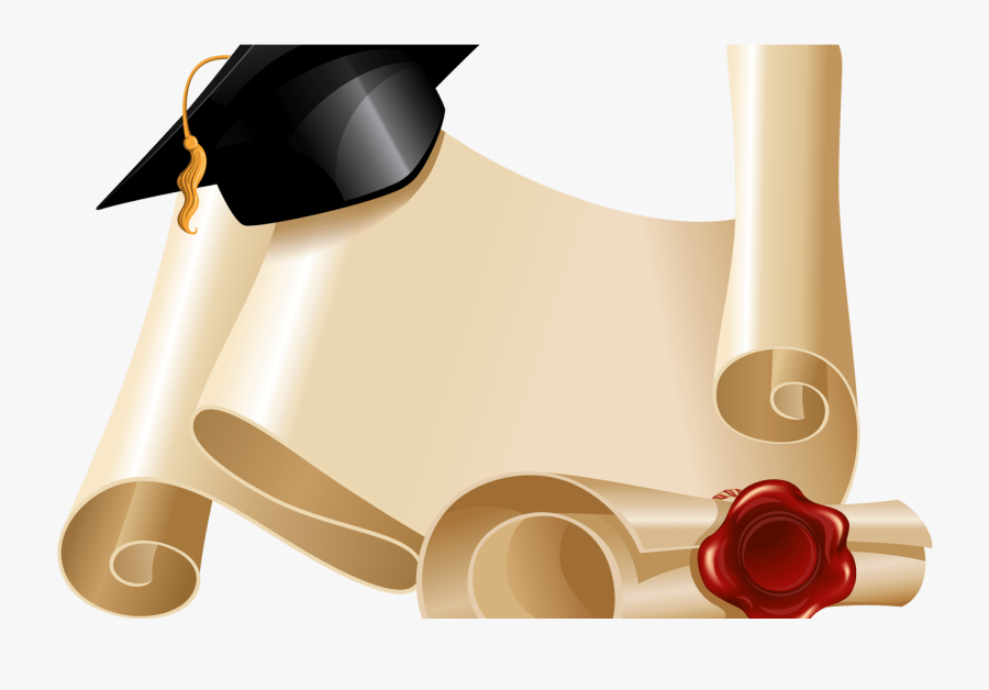Diploma And Graduation Hat Png Clipart Picture Gallery - Graduation Tribal Background, Transparent Clipart