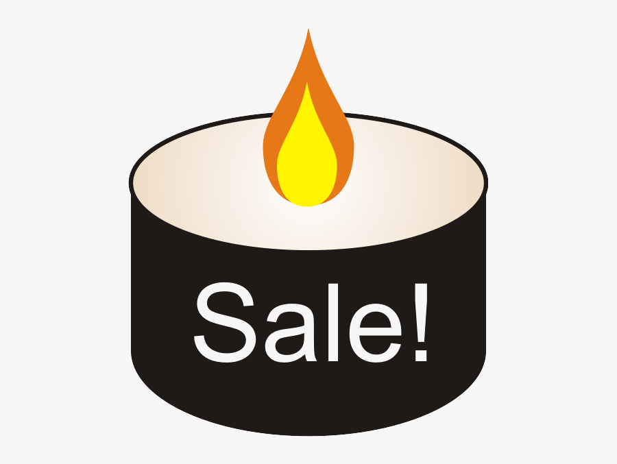 Sale Black Candle Free Graphic - Circle, Transparent Clipart