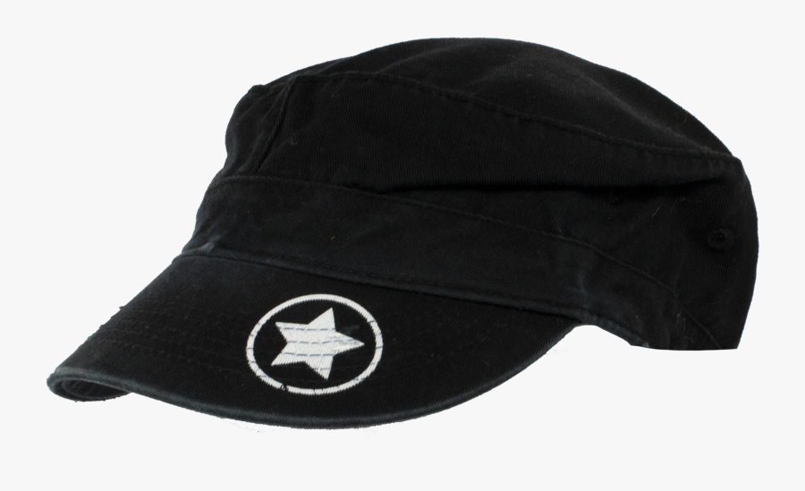 Transparent White Star Png - Baseball Cap, Transparent Clipart