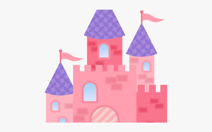 Cartoon Snow White Castle, Transparent Clipart
