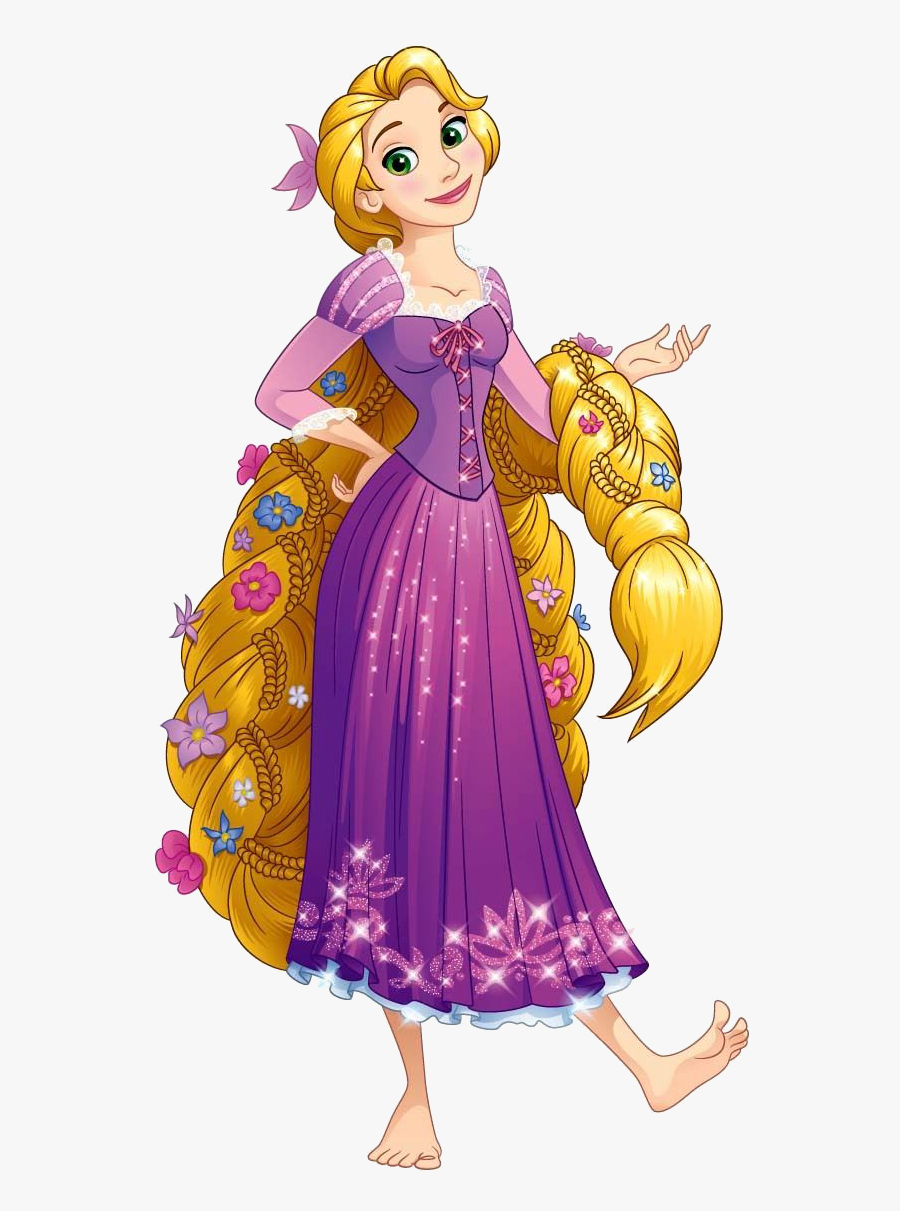 Tangled Flower Haired Png - Rapunzel Png , Free Transparent Clipart