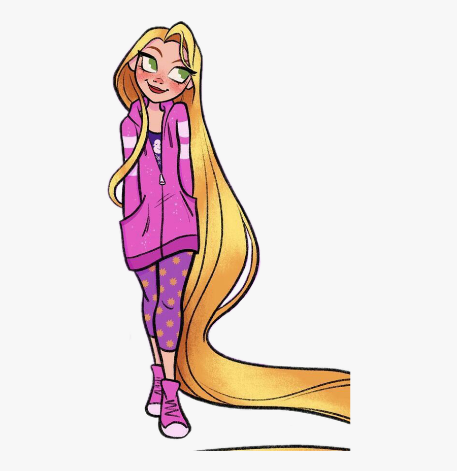 Cartoon Disney Tangled Rapunzel Princess Freetoedit - Cartoon, Transparent Clipart