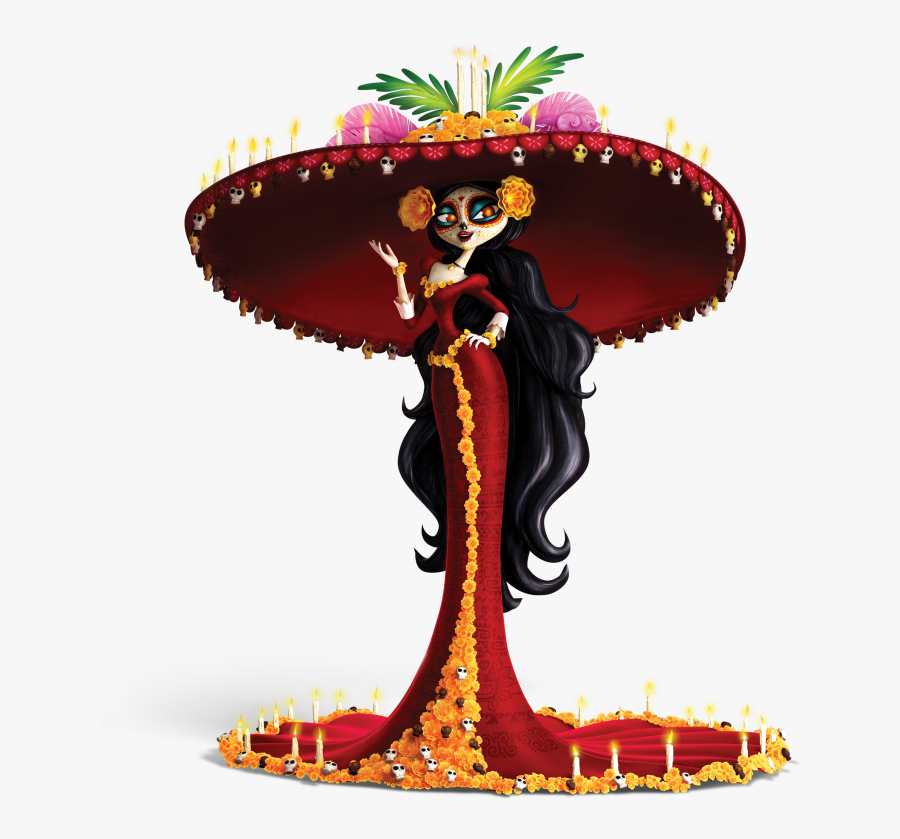 La Muerte-tbol - La Muerte Book Of Life Characters, Transparent Clipart