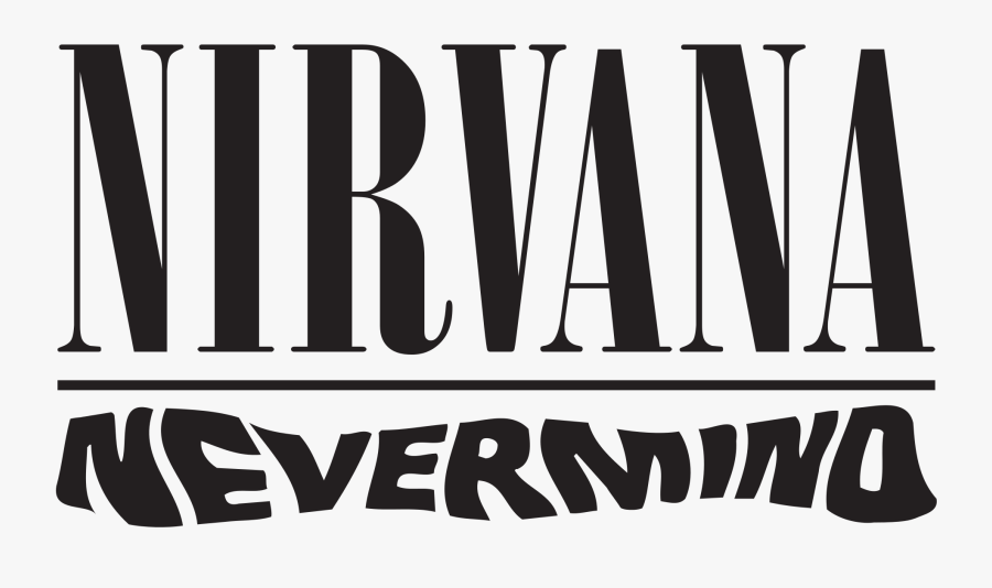 Nirvana Nevermind Logo Vector, Transparent Clipart