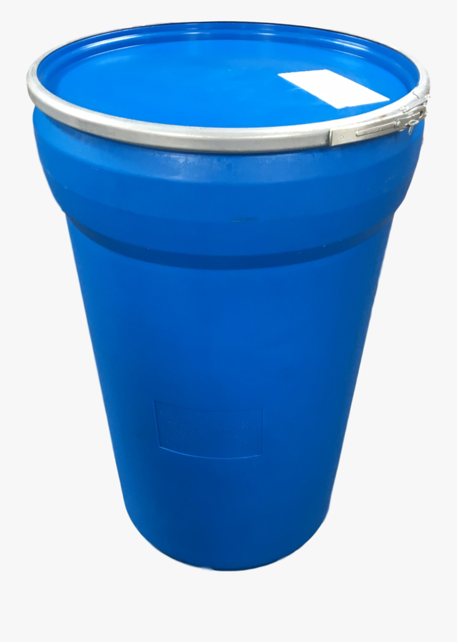 Cylinder - 55 Gallon Plastic Drum Nestable, Transparent Clipart